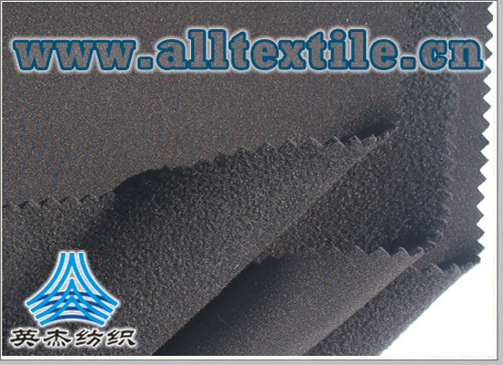四面弹针织布 75d摇粒绒复合面料